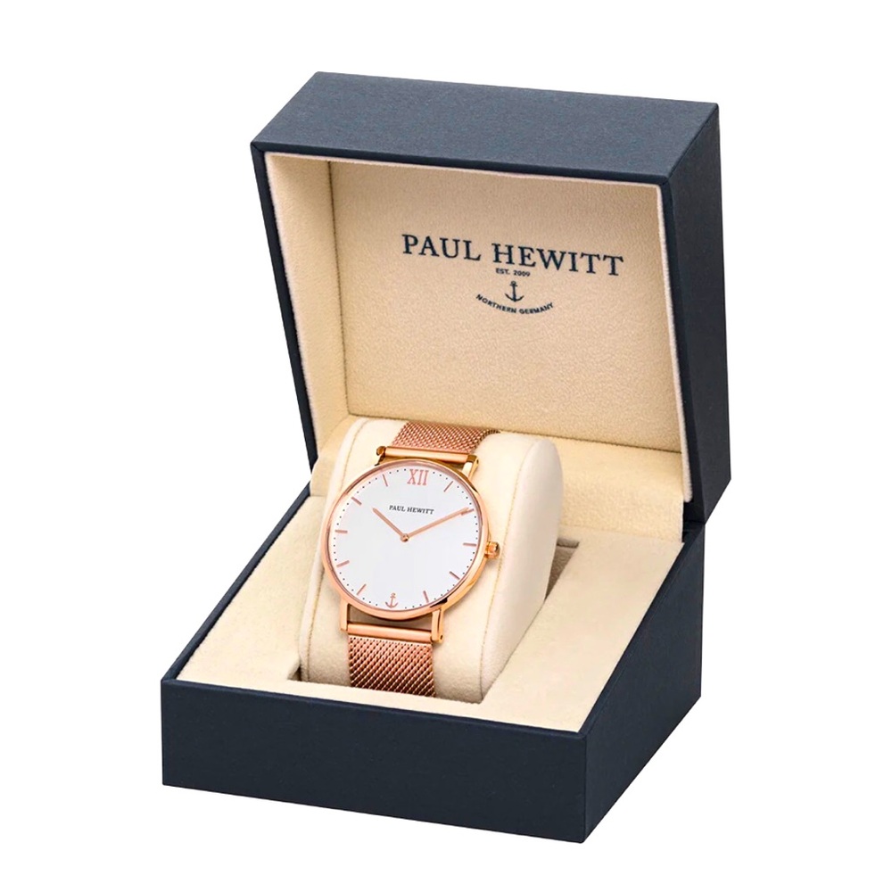 Paul Hewitt | Sailor Watch with Rose Gold Mesh Strap